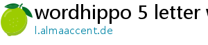 wordhippo 5 letter words